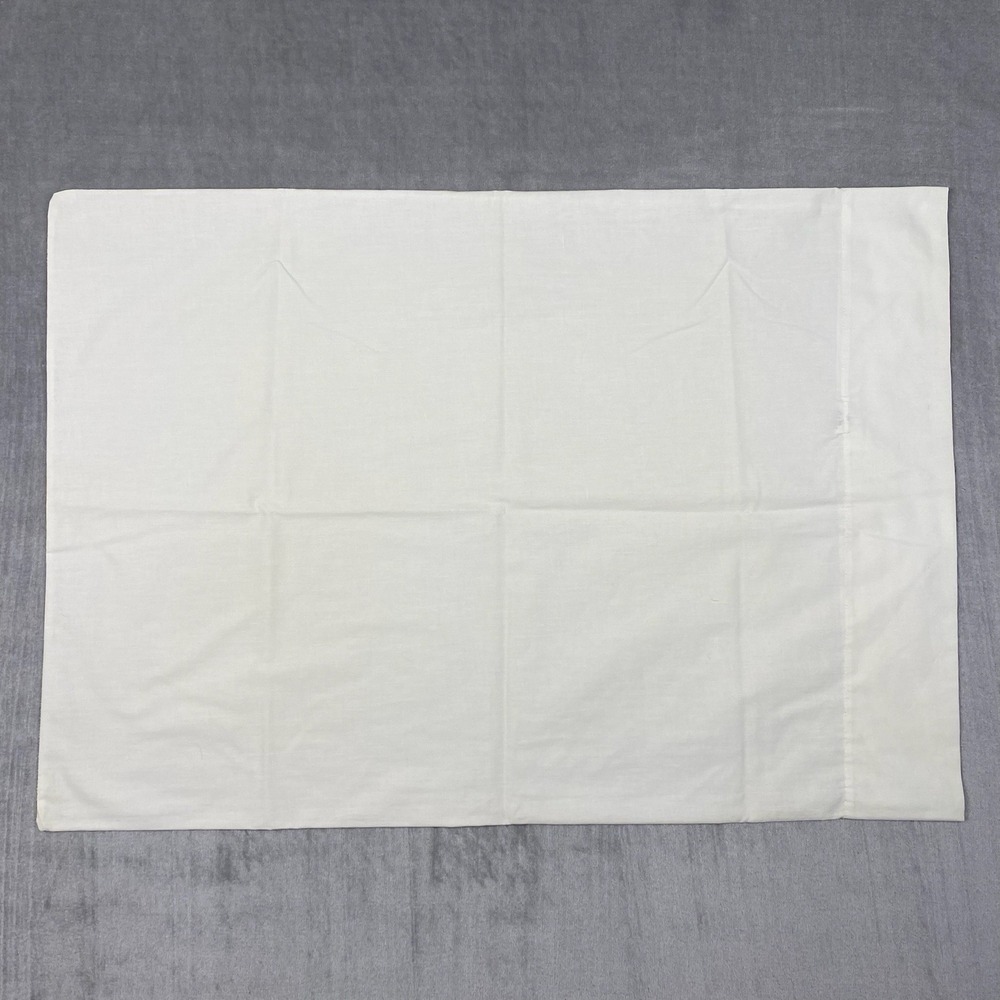 Vtg MCM Fieldcrest Pillowcase Queen Size 100% Cotton Made in USA Luxury Hygge